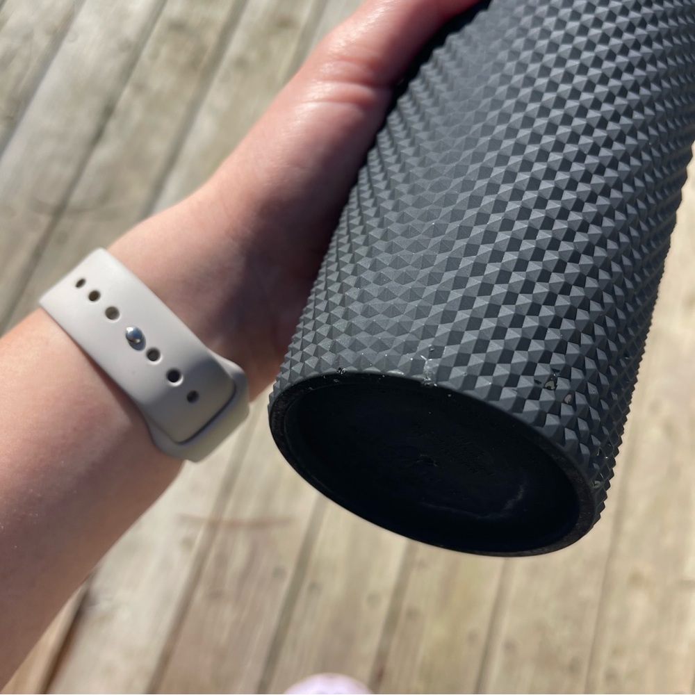 Large Matte Black Studded Starbucks Tumbler - Picture 3 of 4